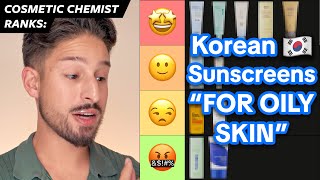 Ranking the BEST Korean Sunscreens for Oily Skin