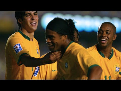Ronaldinho & Robinho & Kaka Show vs Ecuador 2007