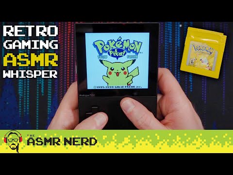 Retro Gaming ASMR | The Return of Pokémon Yellow! [whispering, button pressing, nostalgia]