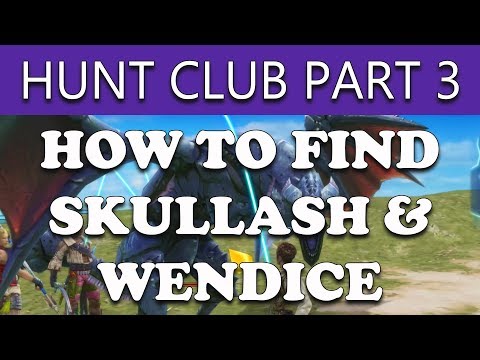 Final Fantasy XII The Zodiac Age How to Find SKULLASH & WENDICE RARES - The Hunt Club Part 3