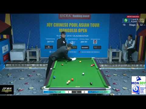 D Batbayar VS T Lkhagvasuren - Last 32 - 2019 Joy Chinese Pool Asian Tour Mongolia Open