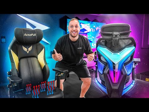 LUXURY GAMING CHAIR with HEATING & VENTILATION VS ERGONOMICS KING! Autofull M6 Ultra vs G7 in review