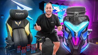 LUXUS GAMING STUHL mit HEIZUNG & BELÜFTUNG VS ERGONOMIE-KÖNIG! Autofull M6 Ultra vs G7 im Test