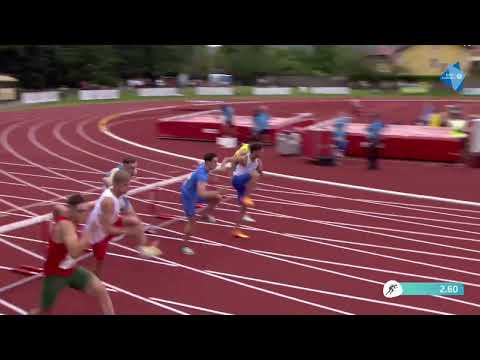 EYOF 2023 Maribor - U18M 110hs Q H2 (ITA: Matteo Togni)