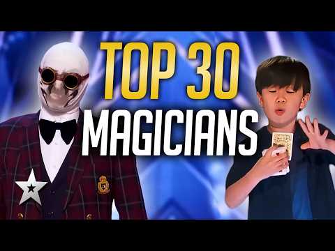 Top 30 Magicians EVER on Got Talent!