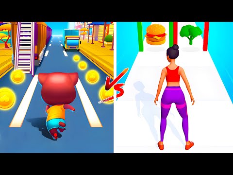 Cat Runner VS Twerk Race 🐱⚡ All Levels Max Update Walkthrough Mobile NEW Gameplay HQ9T
