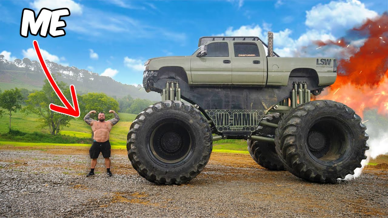 Driving The World's BIGGEST MONSTER TRUCK! ft. WhistlinDiesel