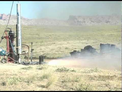 UCLA Rocket Project - Nitrous Oxide/Aluminized Paraffin Hybrid Rocket Static Fire