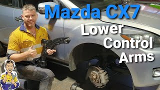 Mazda CX7 front lower control arm replacement