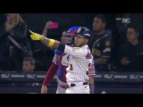 Jonrón de Harold Castro - Leones del Caracas Campeones 2022-2023