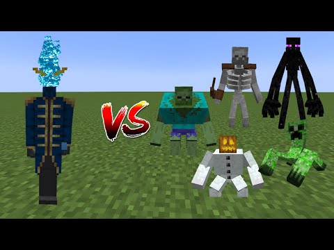 Dimensional Administrator Vs Mutant Monsters Mod - Minecraft Mob Battle