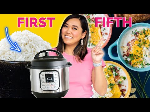 The FIRST 5 Instant Pot Recipes to make in ORDER *Beginner to EXPERT*
