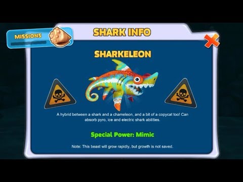 Sharkeleon Activated | Hungry Shark Evolution