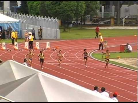 100m Women SF 1 - 87th MAAU Open 2010.avi
