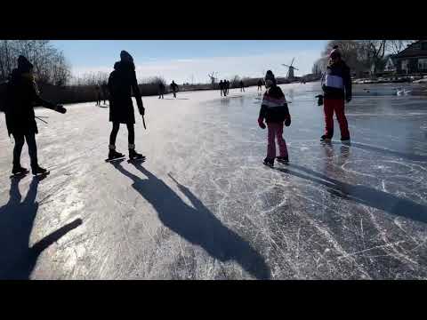 Schaatsen op de Alblas.