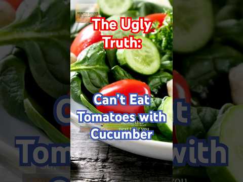 Don't Mix Tomato & Cucumber.      #facts #balanceddiet #cleaneating