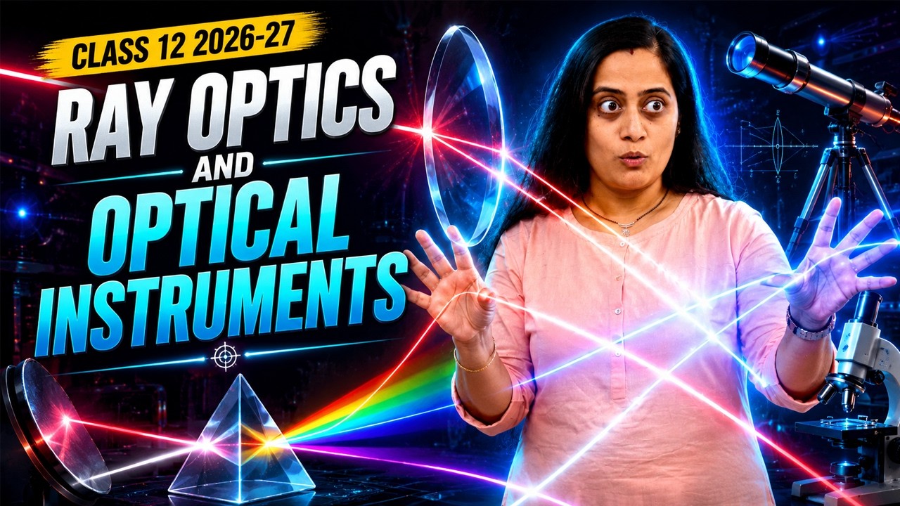 Ray Optics and Optical Instruments Class 12 Physics Chapter 9 One Shot | New NCERT CBSE | NEET