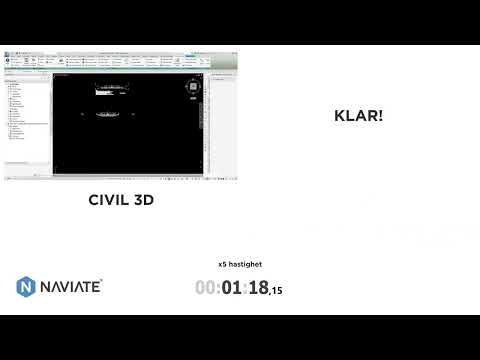 Naviate Infrastructure hjälper dig spara tid i Civil 3D