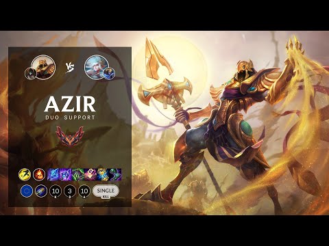 Azir Support vs Janna - EUW Grandmaster Patch 12.11