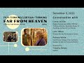 Film Thinking Conversation Far From Heaven By Todd Haynes