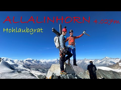 Allalinhorn 4.027m - Hohlaubgrat vom Tal!!! Geht das? #challenge | Vom Stausee Mattmark
