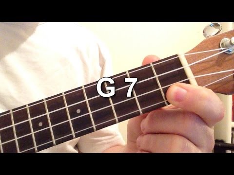 How to play G 7 chord on the ukulele!