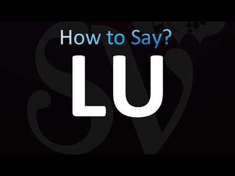 How to Pronounce Lu (correctly!)