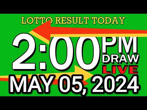 LIVE 2PM LOTTO RESULT TODAY MAY 05, 2024 #2D3DLotto #2pmlottoresultmay05,2024 #swer3result