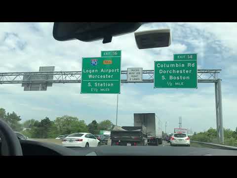 Driving Around Boston Massachusetts