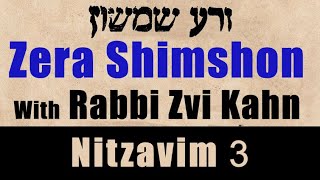 זרא שמשון ניצבים #3 ת"781 - רבי צבי חאן