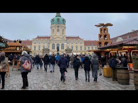 CHARLOTTENBURG PALACE CHRISTMAS MARKET| WALKING TOUR BERLIN | 4K - HDR - 60fps| DEZEMBER 2024