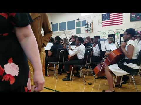 6th and 7th grade Orchestra Croft Middle Design spring concert 2018