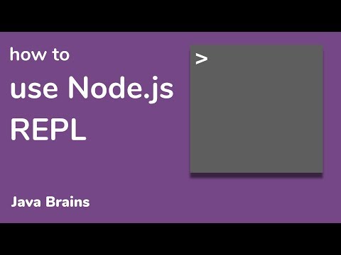 Using The Node Repl Node Js Basics 05 Java Brains