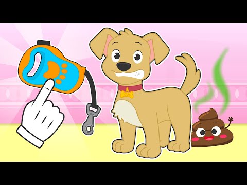 BABY PETS 🐕💩 O Cão Max aprende a fazer cocô fora da casa