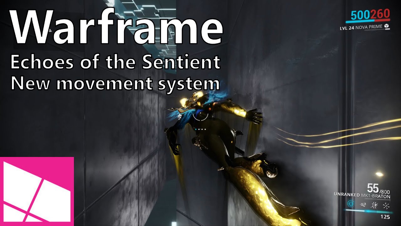 Warframe: Echoes of the Sentient - New ninja moves - YouTube