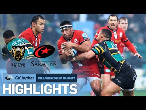 Northampton Saints v Saracens - HIGHLIGHTS | Strong Display in Dominant Win | Premiership 2021/22