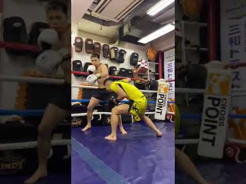 【格闘技】K-1ファイター不可思とボクシングスパーリング！　#shorts