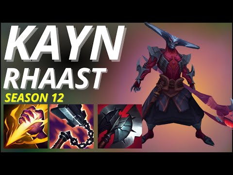 EASY 63% WINRATE RED (RHAAST) KAYN JUNGLE GUIDE  - Kayn Guide Season 12 League of Legends