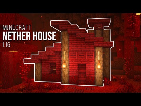 Minecraft : How to Build 1.16 Nether House