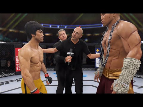 Bruce Lee vs. God Geras - EA Sports UFC 4 - Epic Fight 🔥🐲