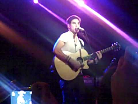 Darren Criss, London gig. You Were My Lover