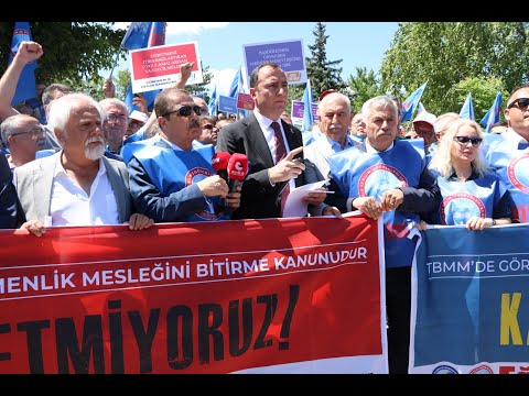 TBMM Önünde Gerçekleştirdiğimiz Öğretmenlik Meslek Kanununu Protesto Eylemi- Tele1 Tv-01/07/2024 | EĞİTİM İŞ