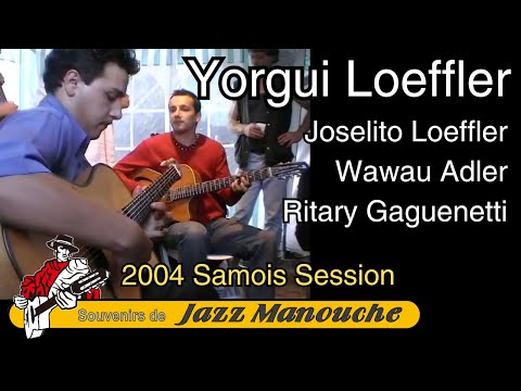 Yorgui Loeffler 2004 Samois _ Gerome Booth Session __ Souvenirs de Jazz Manouche