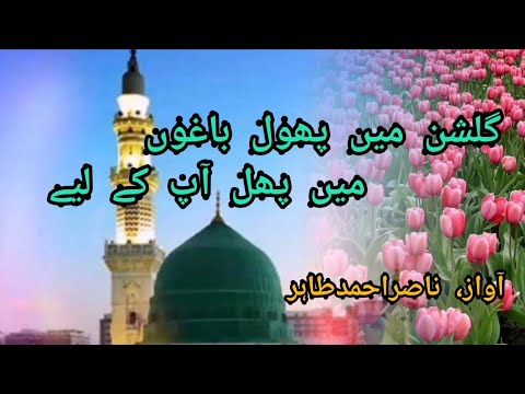 Urdu poem || Nazm || Gulshan mein phool Baghon mein phal || Voice - Nasir Ahmad tahir