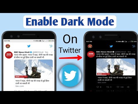 How to Turn on Twitter Dark Mode | Twitter Me Dark Mode Kaise  Enable Kare | YTech Know