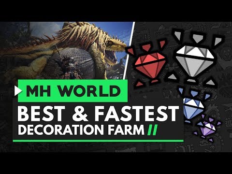 Monster Hunter World | The Best & Fastest Decoration Farm