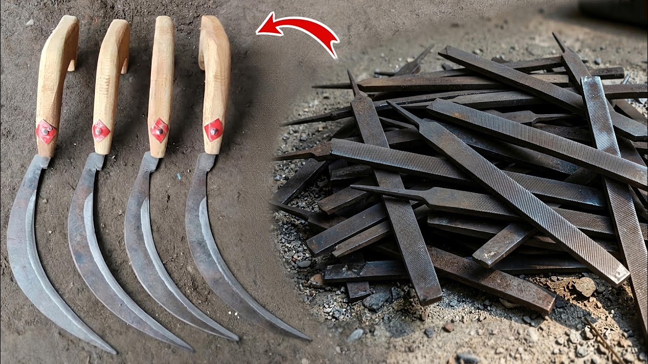 Making A Darati From Old File | How To Make Katari | Making A Hasiya | Katari kaise banaye