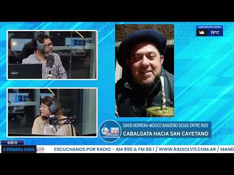David Herrera, músico bandeño, desde Entre Ríos: Todo sobre la cabalgata hacia San Cayetano