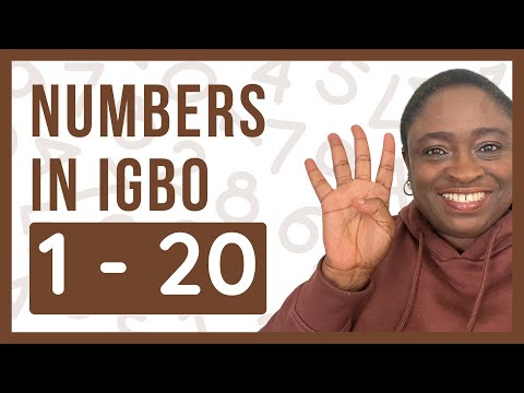 How to Count in Igbo | 1-20 | Numbers in Igbo Language