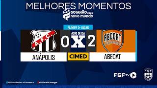 Melhores Momentos Anápolis x Abecat - Goianão Novo Mundo 2026 - Playoff de 5º lugar